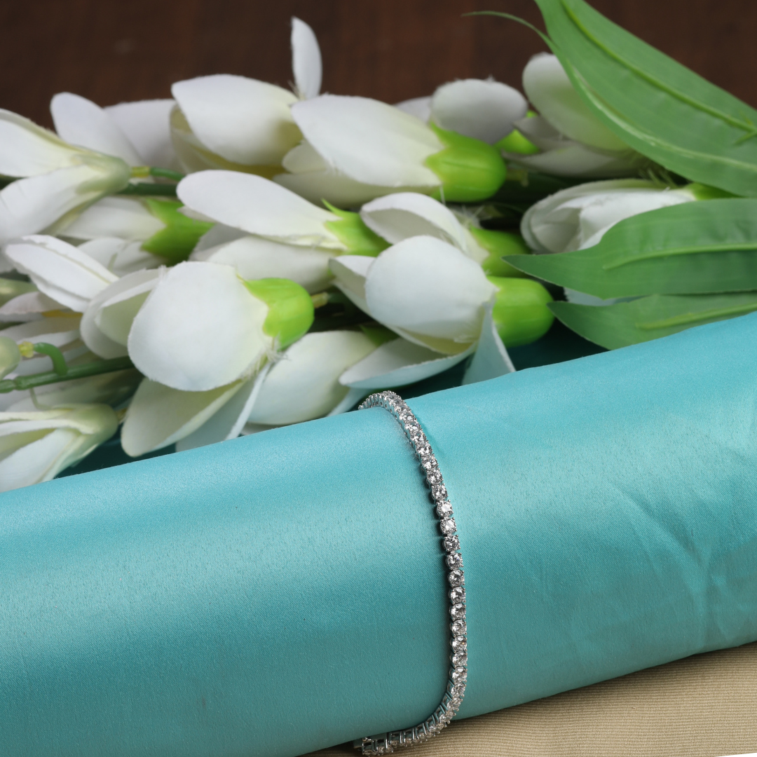 Adjustable Single Line Tennis Bracelet – Verra Jewels