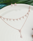 Exquisite Charms Dual Layer Necklace Set