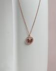 Jali Butterfly Encircled Necklace