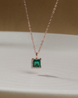 Emerald Princess Chain Necklace