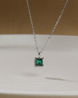 Emerald Princess Chain Necklace