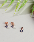 Minimalist Evil Eye Pendant Set
