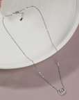 Interlinked Circle Necklace