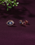 Evil Eye Rose Gold Rhodium Plated Plated Pendant Set