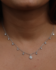 Solitaire Charm Chain Necklace