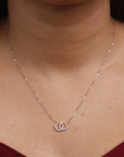 Interlinked Circle Necklace