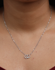 Interlinked Circle Necklace