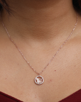 Jali Butterfly Encircled Necklace