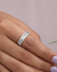 Baguette Infinity Band Ring