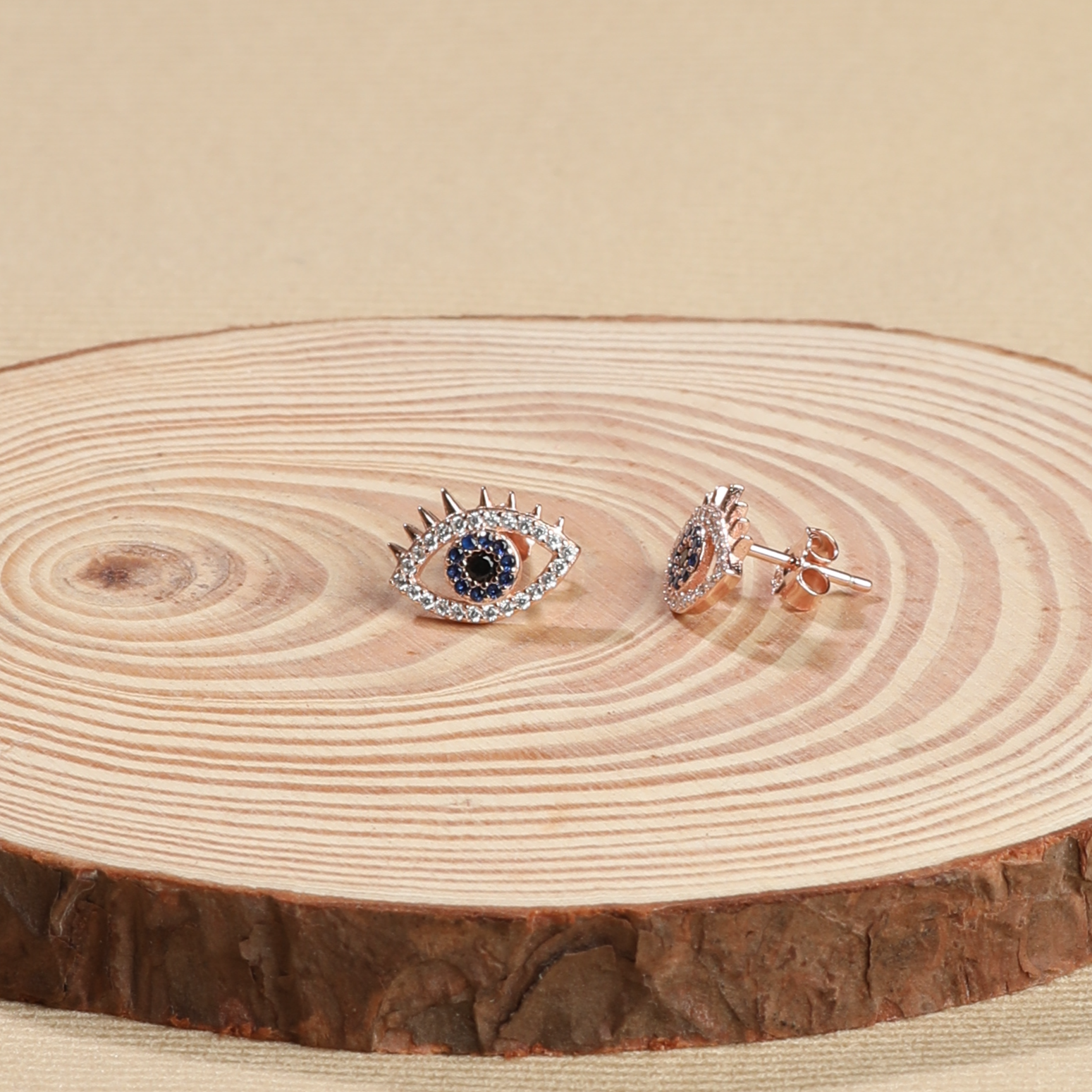 Evil Eye Stud Earrings